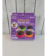 Hunger For Words Dog Talking Buttons Starter Set 4 Recordable Pet Speech... - $239.70 MXN