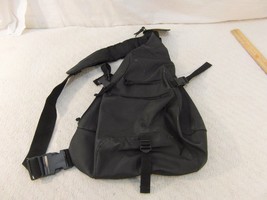 Piper Gear Black 16&quot; X 21&quot; One Shoulder Strap US Army ID Tag School Bag ... - £15.27 GBP