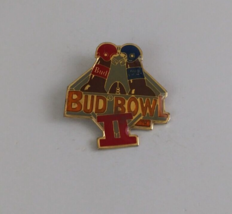 Vintage Bud Bowl II Enamel Lapel Hat Pin - £6.59 GBP