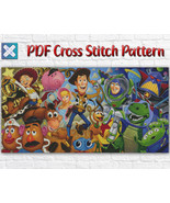 Disney Heroes Toy Story Counted PDF Cross Stitch Pattern - $4.80 CAD