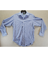 Lauren Ralph Lauren Size 16 34/35 Blue Stripped Shirt Long Sleeve (X2) - £11.15 GBP