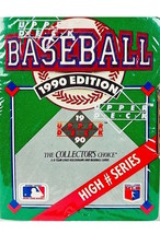 1990 Upper Deck MLB Baseball High Series Factory Sealed Trading Card Box - £15.18 GBP