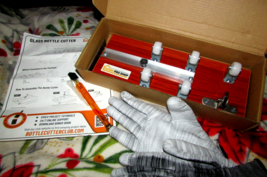 Home Pro Shop GLASS BOTTLE CUTTER crafts DIY new in box (metal bx) - $32.00