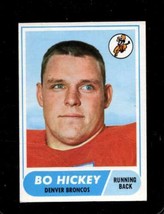 1968 Topps #17 Bo Hickey Vg+ Broncos *X79720 - $2.21