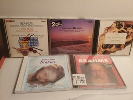 Lot of 5 Brahms CDs: The Best Of, Violin Sonatas, Baby&#39;s First, Clarinet - £11.94 GBP