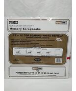 Pioneer Memory Scrapbooks 12&quot; X 12&quot; Top Loading White Refills RMW-5  - $217.74 MXN