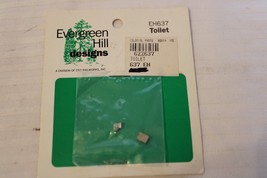 HO Scale Evergreen Hill Designs, Toilet, #EH637 - £9.38 GBP
