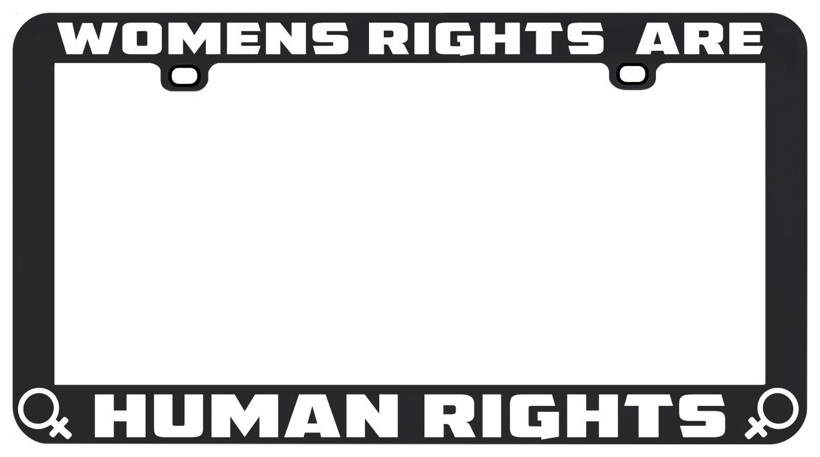 Human Rights Color Plate WOMENS RIGHTS ARE HUMAN RIGHTS ABORTION RIGHTS PRO-CHOICE LICENSE PLATE ...