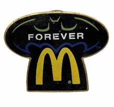 McDonald’s Batman Forever Movie Film Employee Crew Enamel Lapel Hat Pin - £11.88 GBP