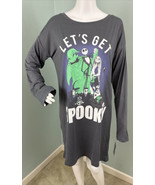 NWT Women&#39;s Disney Nightmare Before Christmas Get Spooky Sleepshirt Sz S... - $40.60 CAD