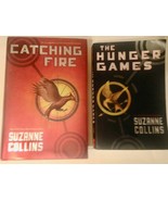 Catching Fire and The Hunger Games by Suzanne Colins fantasy adventures - £7.89 GBP