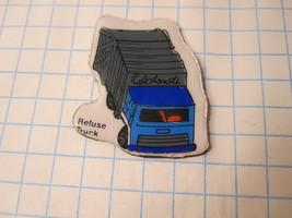 1980&#39;s Matchbox Off Road 4x4&#39;s Refrigerator Magnet: Refuse Truck - $2.00