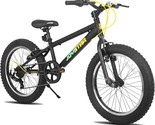 20-Inch Fat Tire Kids Bike With 7-Speed Shimano Drivetrain And 20-Inch W... - $337.97