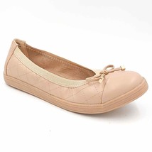 Charter Club Women Ballet Flats Rennon Size US 5.5M Nude Beige Quilted - £38.88 GBP