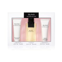 Women&#39;s Perfume Fragrance Set by Alfred Sung, Body Lotion, Shower Gel &amp; ... - $43.02