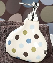 Saturday Knight Soap Lotion Pump Dispenser Multi Polka Dot Design - $22.72
