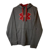 Under Armour Fleece Big Logo Hoodie Loose Fit Size Small (Marks See Photo) - $17.15
