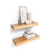 COLLINETS Floating Shelf Maple 12?X10?x2.5? with 2 Brackets  Wall Mount... - $82.47+
