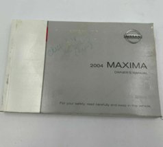 2004 Nissan Maxima Owners Manual OEM D02B25087 - $13.49