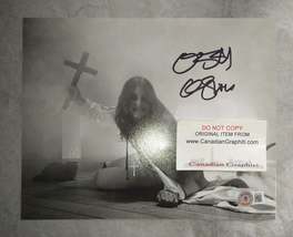 Ozzy Osbourne Hand Signed Autograph 8x10 Photo BAS COA - £560.16 GBP