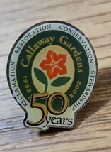 Vintage 2002 Callaway Gardens 50 Year Celebratory Lapel Hat Pin 3/4” Pinback - £6.52 GBP