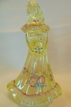 FENTON ART GLASS HAND PAINTED  BRIDESMAID DOLL FIGURINE J. Powell - $202.94