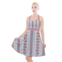 NEW! Women&#39;s Vintage Modern Halter Party Swing Dress Regular and Plus Available! - £31.89 GBP+