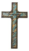 Colorful Turquoise Sunset Lord Hear My Prayer Wall Cross Plaque Figurine... - $33.62 CAD