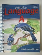 A Beka Abeka God&#39;s Gift of Language A TEACHER worktext edition GRADE 4 Writing &amp; - £11.98 GBP