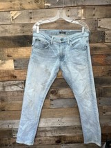 Polo Jeans Ralph Lauren Mens Size 31x30 Blue Distressed Denim - $34.66