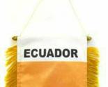K&#39;s Novelties Ecuador Mini Flag 4&quot;x6&quot; Window Banner w/Suction Cup - £2.31 GBP