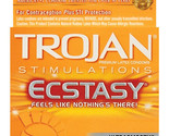 Trojan Ultra Ribbed Ecstasy Condoms - Box Of 3 - £11.17 GBP