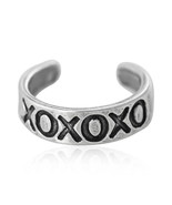 XOXO hug kisses sterling silver toe ring - €10,19 EUR