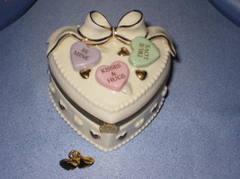 Treasures "Loving Heart Treasure Box" by Lenox. - $24.00