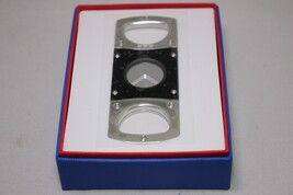 Elie Bleu Cigar Cutter Matte Black / Satin Stainless Steel  EBC1000 New image 3