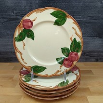 Franciscan Apple Set of 5 Bread Butter or Salad Plate 8” USA Mark - £33.43 GBP