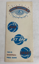 Vintage Citadel Bulldogs Basketball Team 1969-70 Media Guide Photos Mili... - $14.84