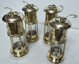 Kerosene Lantern Working Condition Vintage Lamp Brass Polish Finish  - £78.44 GBP
