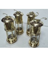 Kerosene Lantern Working Condition Vintage Lamp Brass Polish Finish  - £78.37 GBP