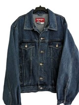 Vintage Wrangler Hero Denim Jean Jacket #15101, Size XL - £21.86 GBP