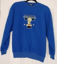 Vintage 1996 Tweety Bird Sweatshirt Looney Tunes Size M Blue - £23.36 GBP