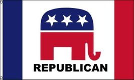 Republican Party 3&#39;x5&#39; Polyester Flag - £3.81 GBP