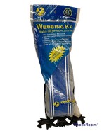 NOS Vintage Wellington Re-Web Kit Lawn Chair Webbing, 40’ X  2.25 blue a... - £10.07 GBP
