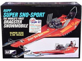 Skill 2 Model Kit Rupp Super Sno-Sport Snowmobile Dragster (The World&#39;s ... - £41.15 GBP