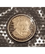 GERMANY 5 MARK PROOF CUNI COIN 1983 MARTIN LUTHER PROOF SEALED MINT BLISTER - $50.19 CAD