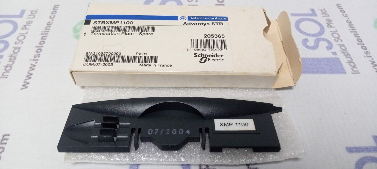 Schneider telemecanique STBXMP1100 Advantys STB Termination Plate PV:01 New - $24.84