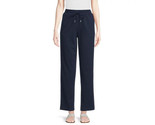 Time and Tru Women&#39;s Pull-on Knit Pants Navy Stripe - Size Small (4-6) - £15.97 GBP