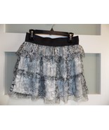 No Boundaries Black/White Flower Print Skirt Size 10/12 Girls NEW - €9,78 EUR