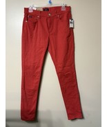 Womens Size 30 Polo Ralph Lauren Tompkins Skinny Jeans Red NWT 29” Inseam - $54.33 CAD