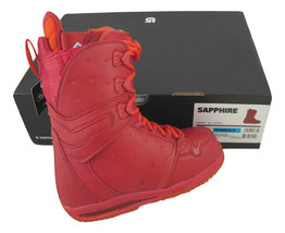 NEW Burton Sapphire Womens Snowboard Boots!  Red  Risque Fox Hunt   *BLEMISHES* - £110.26 GBP